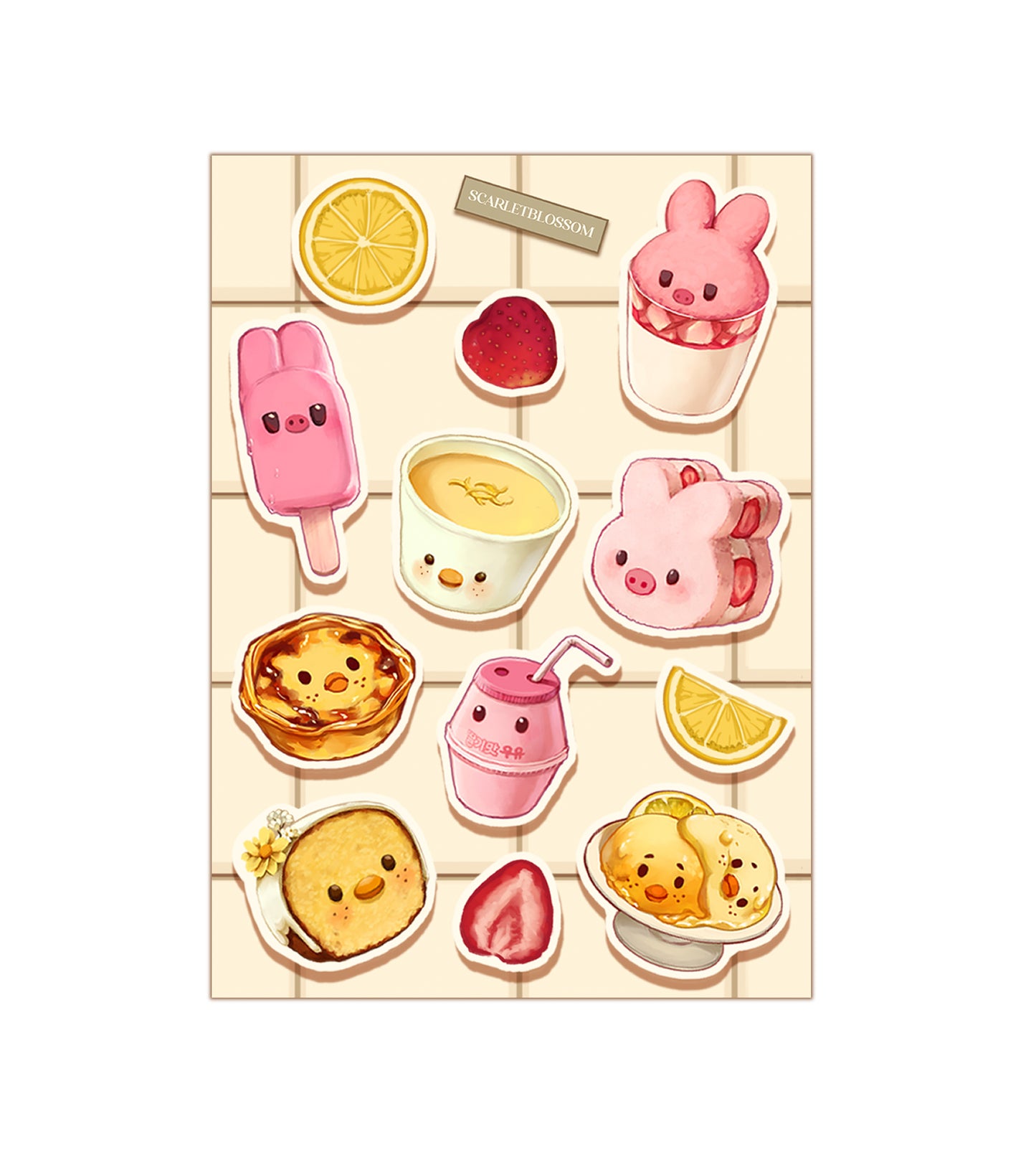 SKZOOCAFE - Dessert Stickers
