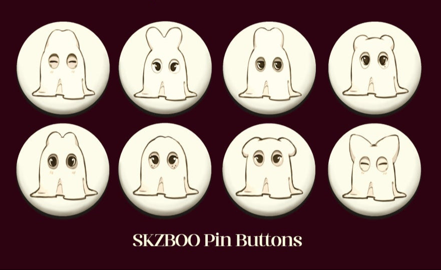 SKZBOO Pin Buttons