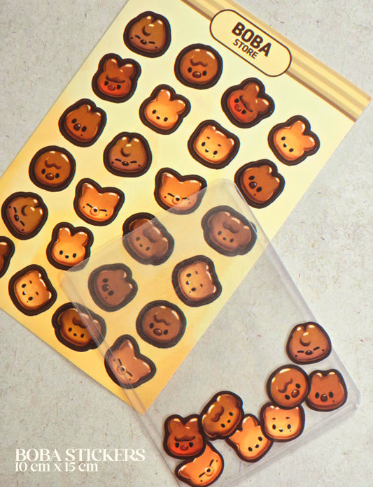 SKZOOCAFE-Boba Shop Stickers