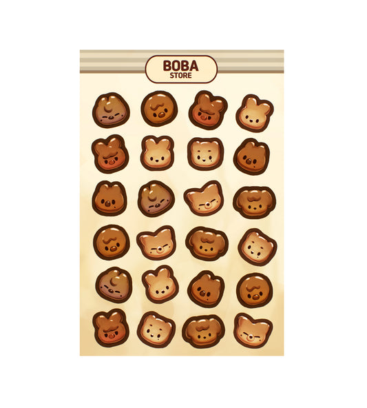 SKZOOCAFE-Boba Shop Stickers