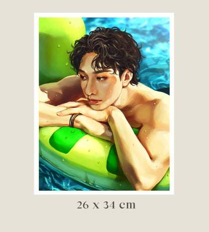 [FRENCH RIVIERA] Swimming Pool - Print